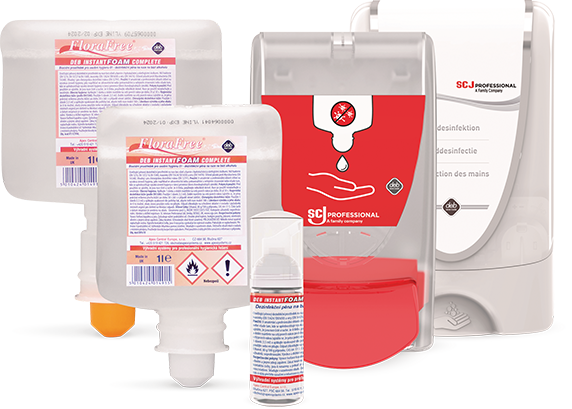 Dezinfekce rukou v nabídce Welfare Fluid