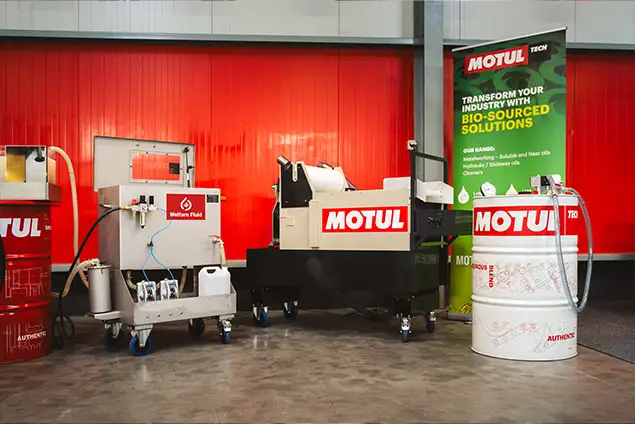 Obráběcí kapaliny MOTUL - Welfare Fluid showroom